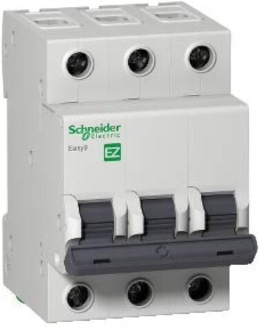 Schneider Electric Easy9 Miniature Circuit Breaker 3P  10A C curve 6000A 400V, EZ9F56310