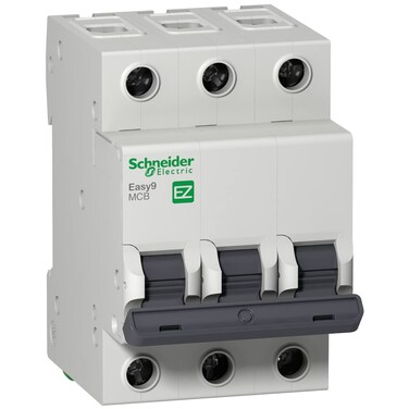 Schneider Electric EZ9F56316 Easy9 Miniature Circuit Breaker 3P 16A  C curve  6000A  400V