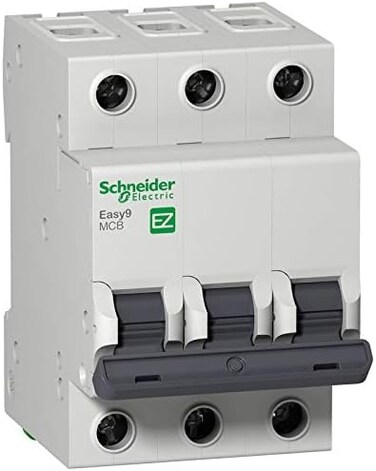 Schneider Electric Easy9 Miniature Circuit Breaker 3P 20A C curve 6000A  400V, EZ9F56320