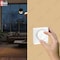 Schneider Electric AvatarOn Rotary Dimmer Switch, 1 Gang, 250V for Dimmable LED, Incandescent, and Halogen Lights, White (Model: E8331RD25-WE)