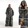 Flannel Tv Blanket Cold-Proof Clothing Hooded Lazy Clothing Tv Extra Large Widened Lengthened Warm For Men And Women Couple
