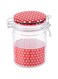 AKDC Glass Jar W/Slv Lid 10Cm X 10Cm X 14Cm Transparent