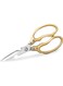 AWINJOY Kitchen Scissors, Heavy Duty Sharp Kitchen Shears Dishwasher Safe,Gold Kitchen Accessories Cooking Shears for Kitchen Meat Chicken Fish Poultry Herb Bread (Gold)