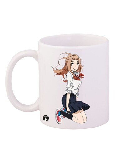 Digimon Printed Mug White/Black/Red 12ounce