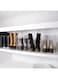 Bee Neat Clear Acrylic Shelf Dividers for Closets, Clothes, Handbags, Purses, Books, Sweaters - Nano Tape Separators to Organize Wooden Shelves - 11" Tall - Pack of 6