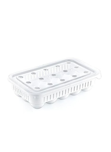 Life 15 Egg Storage Box, For Fridge Capacity For 15 Eggs