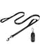 CHENEDY Dog Leash, Heavy Duty Dog Leash, Dog leashes for Large Dogs Heavy Duty Double Handle Dog Leash, Reflective Training Lead, Perfect for Medium to Large Dogs(6FTBlack)