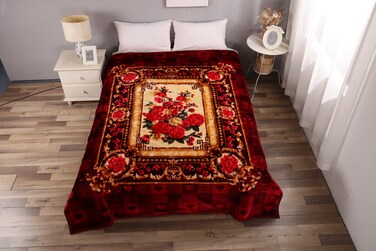 STARGOLD Double Ply Premium Cloudy Blanket Made by 100% Polyester SPUN YARN Obtained From Virgin Polyester 220X240CM 10LBS