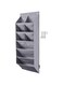 Over the Door Shoe Organizer,Hanging Shoe Organizer Rack,12 Large Pockets and 2 Larger Storage Various Compartments with 3 Hooks, Home Accessories, Grey (14 Pockets)