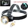 Rechargeable Adjustable LED Headlamp with Motion Sensor, USB Charging &amp; Wide Beam