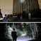 Rechargeable Adjustable LED Headlamp with Motion Sensor, USB Charging &amp; Wide Beam