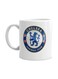 Football Club Printed Mug White/Blue/Red