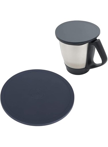 Oreilet Silicone Lid for Vitamix Thermomix TM31/TM5/TM6, Food Grade Reusable Silicone Lid Sealing Fermentation Cover, Silicone Bowl Covers Kitchen Accessory for Mixer