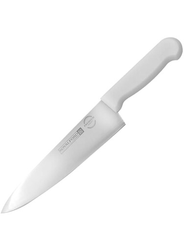 Royalford 8 Inches Chef Knife RF12560 Ultra Sharp Stainless Steel Blades and Rust Proof PP Handle Professional Kitchen Knife with Ergonomic Handle Best choice for Home Kitchen and Restaurants Outdoor