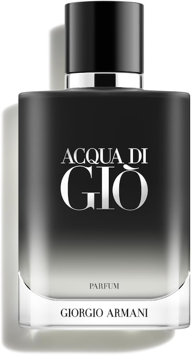 Armani Beauty Acqua Di Gio - Parfum - Cologne For Men - Fresh &amp; Woody Men's Fragrance - Bergamot, Ginger, Marine, Geranium, Rosemary, Clary Sage, Patchouli, Incense Notes - 3.3 Fl Oz