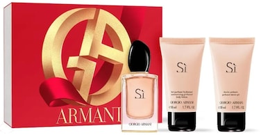 GIORGIO ARMANI Si Set (Eau de Parfum 1.7 Fl. Oz + Shower gel 1.7 Fl. Oz + Body Lotion 1.7 Fl.Oz)