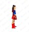Super Girl Costume &ndash; Cape, Top &amp; Shoes Included - Large