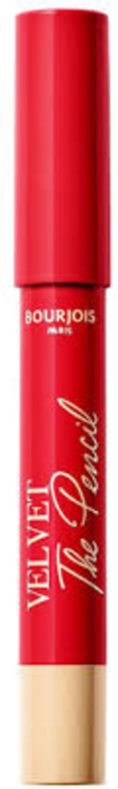 BOURJOIS VELVET LIPSTICK PENCIL 07- ROUGE ES-CARMIN RED LIP PENCIL  3G