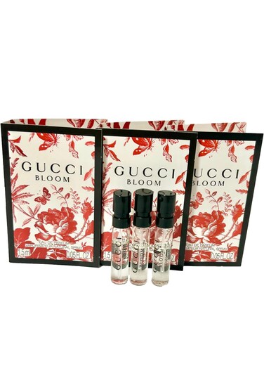 GucciBloom Sample Perfume Women EDP Spray 1.5 ml / 0.05 oz - set of 3