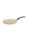Falez Creamy Crepe Pan 24cm Nonstick Granite Pancake Pan with Cool-Touch Handle Induction Safe Stone-Look Cookware