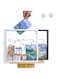 VIAVIC Travel Box for Memories, Ticket Shadow Box, Life Box, Shadow Box with Slot, Travel Gifts (Line-White, 12x12)