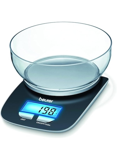 Beurer Kitchen Scale, Black, Small, 704.15