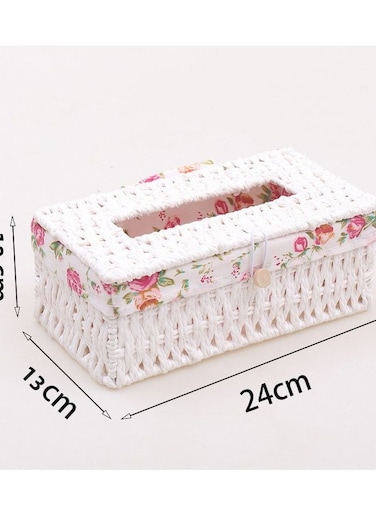 Trash Bin With Tissue Holder Box