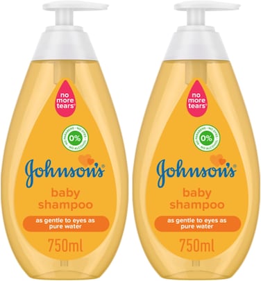 Johnson's Baby Gold Shampoo, 750ml (Pack of 2)