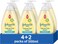 Johnson's Baby Top-To-Toe Wash Hair, Face &amp; Body Wash for Babies &amp; Toddlers, Gently Cleanses for Healthy Skin Development, 500ml Pack of 4 + 2 Free
