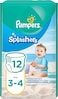 Pampers Splashers Swimming Diaper Pants, Size 3-4, 6-12 kg, Carry Pack, 12 Count