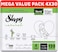 Sleepy Natural Size 4, 7-14kg Hypoallergenic Baby Dry Diapers, Organic Cotton, Highly Absorbent, Bamboo Extract, Ultimate Comfort and Dryness, 100% Leakage Protection (4, 120, Count)