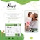 Sleepy Natural Size 4, 7-14kg Hypoallergenic Baby Dry Diapers, Organic Cotton, Highly Absorbent, Bamboo Extract, Ultimate Comfort and Dryness, 100% Leakage Protection (4, 60, Count)