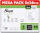Sleepy Natural Size 3, 4-9kg Hypoallergenic Baby Dry Diapers, Organic Cotton, Highly Absorbent, Bamboo Extract, Ultimate Comfort and Dryness, 100% Leakage Protection (3, 68, Count)