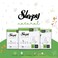 Sleepy Natural Size 5 (Newborn), 120 Count, 11-18kg Hypoallergenic Baby Dry Diapers, Organic Cotton, Highly Absorbent, Bamboo Extract, 5x24 Ultimate Comfort and Dryness, 100% Leakage Protection