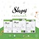 Sleepy Natural Size 6 (Newborn), 40 Count, 15-25kg Hypoallergenic Baby Dry Diapers, Organic Cotton, Highly Absorbent, Bamboo Extract, 2x20 Ultimate Comfort and Dryness, 100% Leakage Protection
