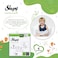 Sleepy Natural Size 6 (Newborn), 40 Count, 15-25kg Hypoallergenic Baby Dry Diapers, Organic Cotton, Highly Absorbent, Bamboo Extract, 2x20 Ultimate Comfort and Dryness, 100% Leakage Protection