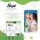 Sleepy Natural Size 6, 15-25kg Hypoallergenic Baby Dry Diapers, Organic Cotton, Highly Absorbent, Bamboo Extract, Ultimate Comfort and Dryness, 100% Leakage Protection (6, 80, Count)