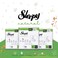Sleepy Natural Size 6, 15-25kg Hypoallergenic Baby Dry Diapers, Organic Cotton, Highly Absorbent, Bamboo Extract, Ultimate Comfort and Dryness, 100% Leakage Protection (6, 80, Count)
