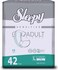 Sleepy Hypoallergenic 42 Adult Diapers, Size - Large, Unisex Diapers for Sensitive Skin, Odour Control Diapers Wetness Comfortable &amp; Adjustable, 100-150cm 3x14