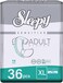Sleepy Hypoallergenic 36 Adult Diapers, x-Large, Unisex Diapers for Sensitive Skin, Odour Control Diapers Wetness Comfortable &amp; Adjustable, 120-160cm 12x3