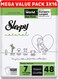 Sleepy Natural Size 7, 48 Count, 20-30kg Hypoallergenic Baby Dry Diapers, Organic Cotton, Highly Absorbent, 3x16 Bamboo Extract, Ultimate Comfort and Dryness, 100% Leakage Protection