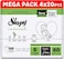 Sleepy Natural Pants Size 6,Ultimate Comfort, Superior Absorbency, Eco-Friendly, Hypoallergenic (6, 80, Count)