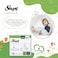 Sleepy Natural Pants Size 6, 60 Count, (3x20) Ultimate Comfort, Superior Absorbency, Eco-Friendly, Hypoallergenic