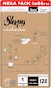 Sleepy Ecologic Size 1, 128 Count New Born, Hypoallergenic, Plant-Based, Biodegradable, Sustainable, Premium Taped Diapers with High Absorption, 2x64 Organic Baby Dry Diaper 3-6 kg,100% Leakproof