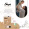 Sleepy Ecologic Size 3, Hypoallergenic, Plant-Based, Biodegradable, Sustainable, Premium Taped Diapers with High Absorption, Organic Baby Dry Diaper 4-10 kg, 100% Leakproof (3, 112, Count)