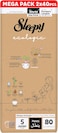 Sleepy Ecologic Pants Size 5, 80 Count, (2x40) Eco-Friendly Hypoallergenic, Superior Absorbency, All-Natural Materials