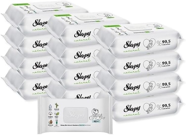 Sleepy Baby Care Wet Wipes, Natural, 720 Sheets, 60x12 Pack