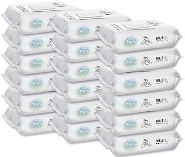 Sleepy Baby Care Wet Wipes, Bio Natural, 720 Sheets, 40x18 Pack