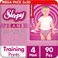 Sleepy Pink Style Training Pants Size 4 Maxi (7&ndash;14 kg), 90 Count, Soft, Absorbent &amp; Skin-Friendly Toddler Diaper Pants