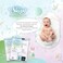 Sleepy Bio Natural Premium Size 3 Diapers, 200 Count, Baby Dry Taped Diapers, 4-9kg Hypoallergenic, Water Based, Almond Milk, Vegan, 100% Leakproof